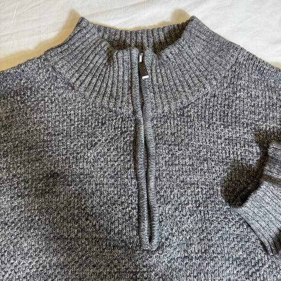 Tricots St. Raphael Men’s Gray 100% Cotton Quarter Zip Sweater Pullover Knit 3X - Picture 8 of 14